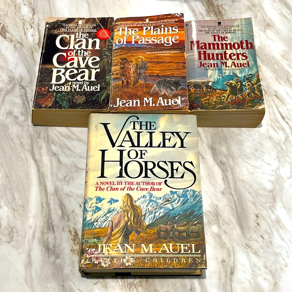 Jean M. Auel Book Set Of 4